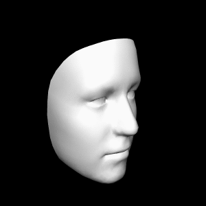 spinning image of a white mask, Empetrisor, CC BY-SA 4.0 <https://creativecommons.org/licenses/by-sa/4.0>, via Wikimedia Commons